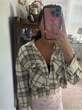 Plaid shacket